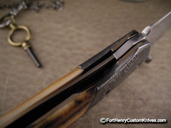 Mike Irie - Presentation Model 1 - Sambar Stag / Damascus - Image 9