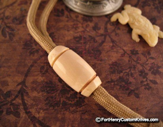 Fine Turnage Productions - Large Mammoth Bone Lanyard Bead - Image 2