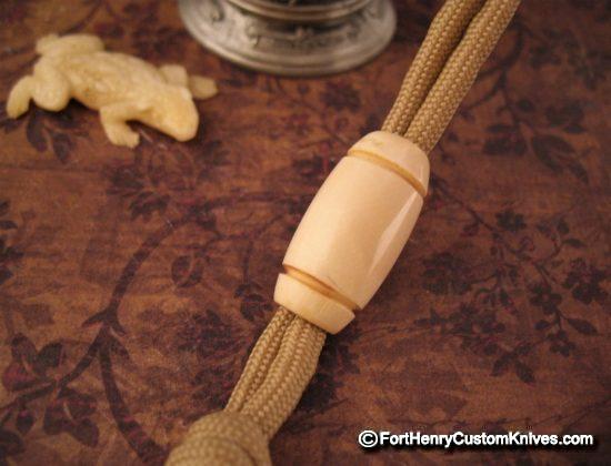 Fine Turnage Productions - Large Mammoth Bone Lanyard Bead - Image 4