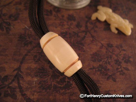 Fine Turnage Productions - Large Mammoth Bone Lanyard Bead - Image 5