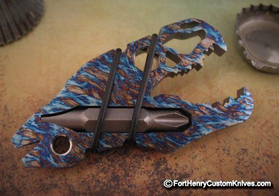 Thompson Knife & Tool - Ti-Rex Titanium Multi Tool - Custom Ano - Image 2