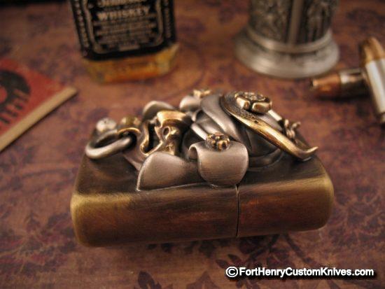 Copperhead Metalworks - Custom Bushido Zippo Lighter - Image 3