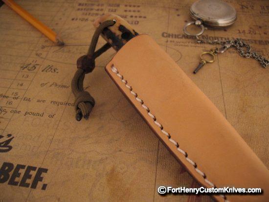 Hiroaki Ohta - Gentleman's Stag Belt Knife - San Mai - Image 6