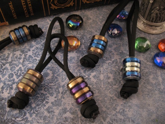 Igor Potapov - Lg. Hand Made Titanium Modular Lanyard Beads - Choice