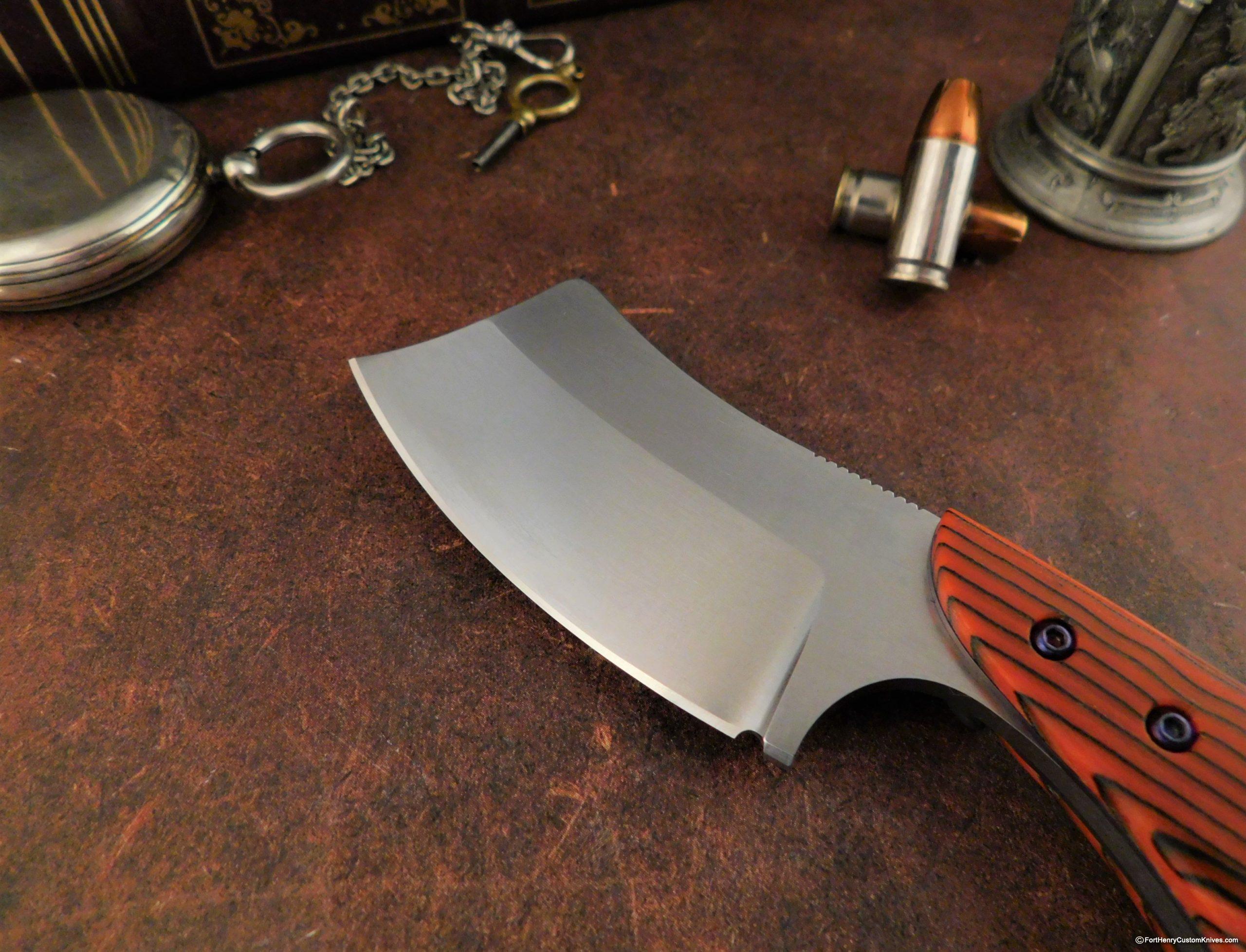 Knife making - making a mini cleaver style knife 