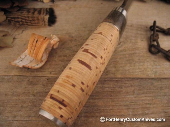 Image result for birch bark fly rod handle