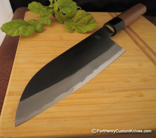 Santoku Savage III Japanese Kitchen Knife, 170 mm Forge Carbon Steel