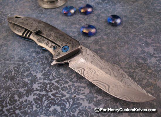 Michael Zieba - Customized S7 - Damasteel - Koi Inlay/Etch - Image 8