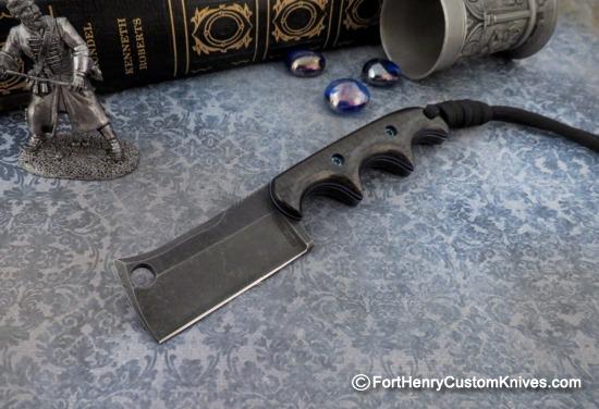 Alan Folts - Custom Cleaver Minimalist - Carbon Fiber - Acidwash