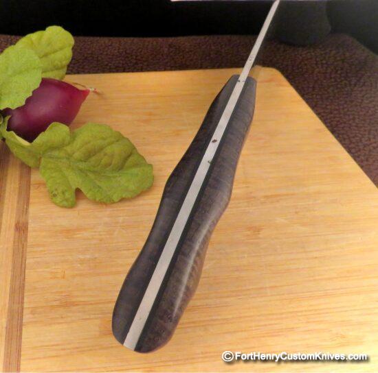 ZIEBA - Presentation Custom Chef knife - Hand Forged - San Mai - Image 5