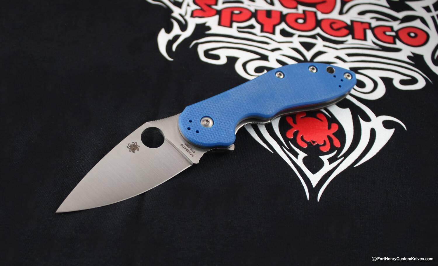 Spyderco - Domino Blue - Fort Henry Custom Knives