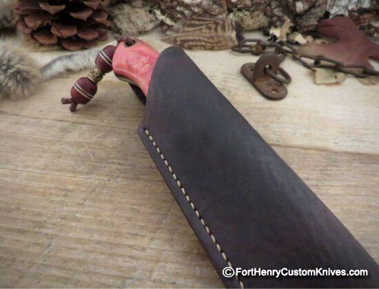 Trollsky Knives - Custom Wanderer - Stabilized Birch - Image 6
