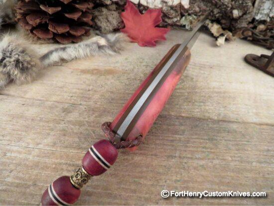 Trollsky Knives - Custom Wanderer - Stabilized Birch - Image 3