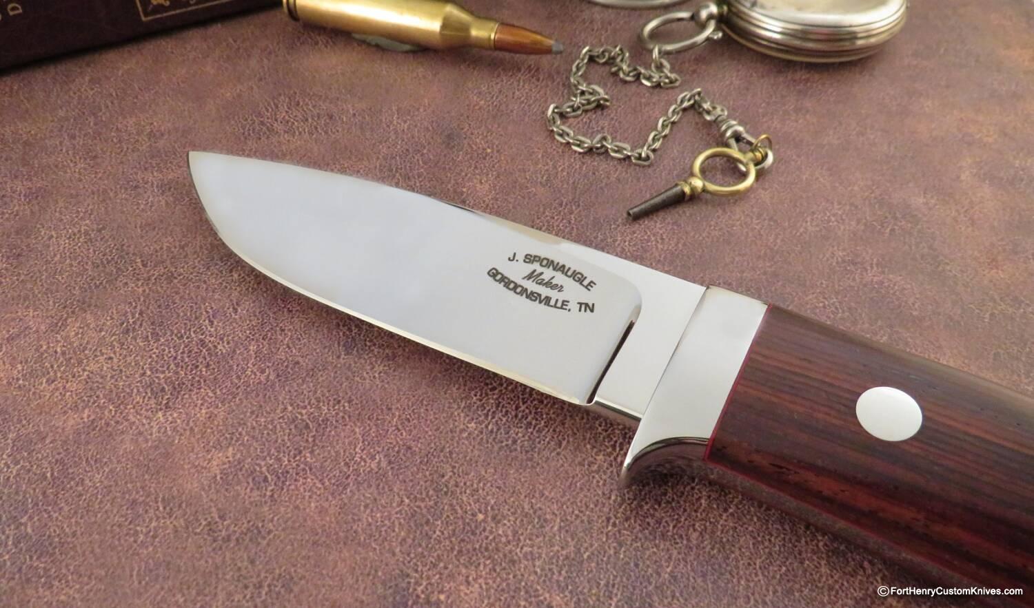 The Sojourner - Drop Point Camp Knife  Hand Forged Knives and Handmade  Specialty Items