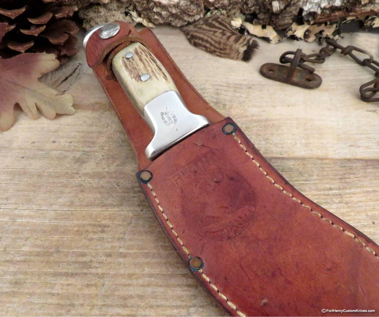 VERY RARE Vintage US Custom Hand Made RUANA Skinning Little Knife