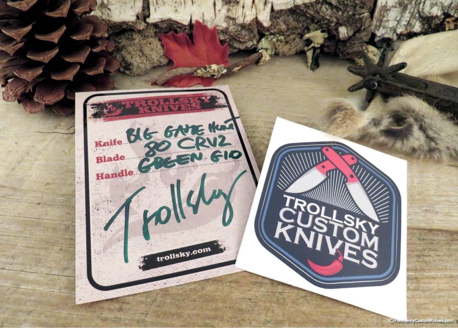Trollsky Knives Big Game Hunter - G-10