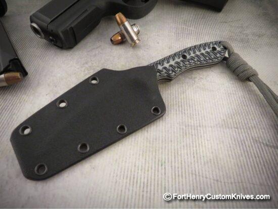 Alan Folts - Custom Tactical Spew - White & Black G-10 - Image 7