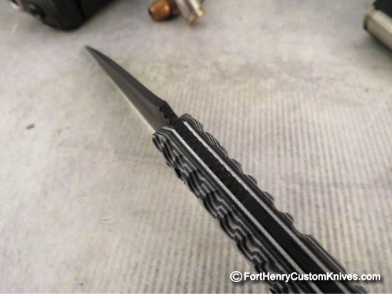 Alan Folts - Custom Tactical Spew - White & Black G-10 - Image 3