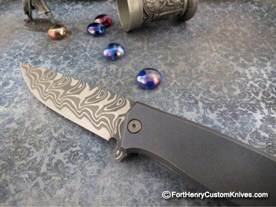 Kamil Dlugosz - Custom Arsen Flipper - Stainless Damasc - Image 2