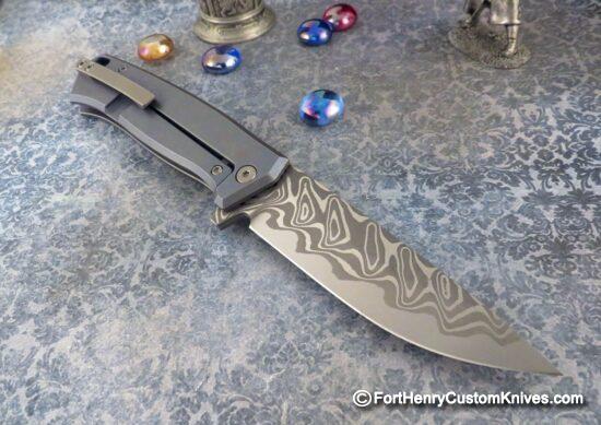 Kamil Dlugosz - Custom Arsen Flipper - Stainless Damasc - Image 5