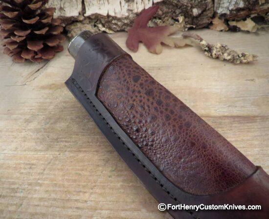 Herb Derr - Hand Forged Bullnose Skinner - Wooly Mammoth Bone - Image 6