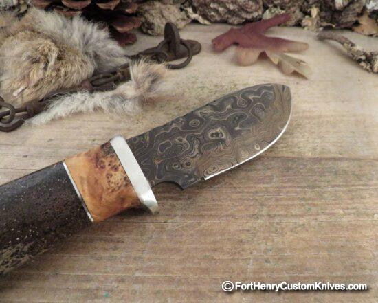 Herb Derr - Hand Forged Bullnose Skinner - Wooly Mammoth Bone - Image 2