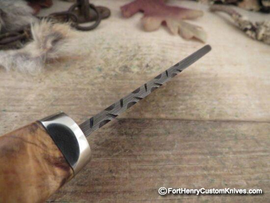 Herb Derr - Hand Forged Bullnose Skinner - Wooly Mammoth Bone - Image 4