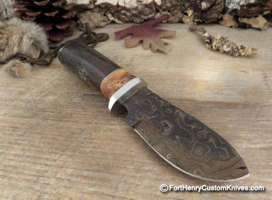Herb Derr - Hand Forged Bullnose Skinner - Wooly Mammoth Bone - Image 5