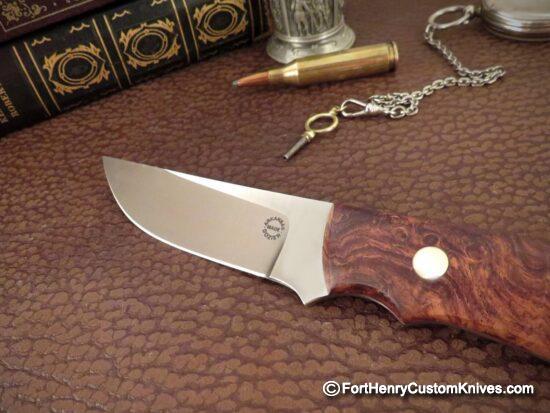 Bob Dozier - Custom Order - Straight Hunter - Exhibition Ironwood Burl - Image 2