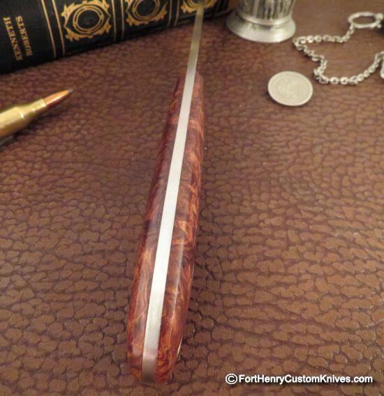 Bob Dozier - Custom Order - Straight Hunter - Exhibition Ironwood Burl - Image 3