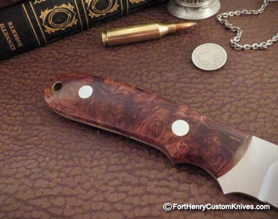 Bob Dozier - Custom Order - Straight Hunter - Exhibition Ironwood Burl - Image 4
