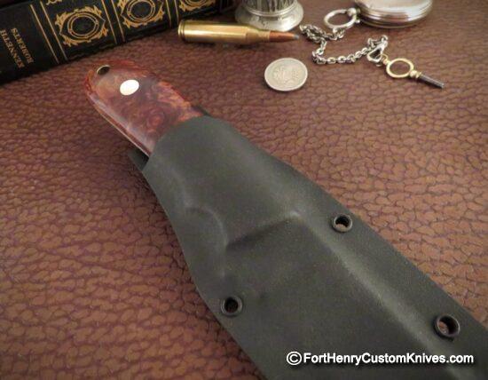 Bob Dozier - Custom Order - Straight Hunter - Exhibition Ironwood Burl - Image 6
