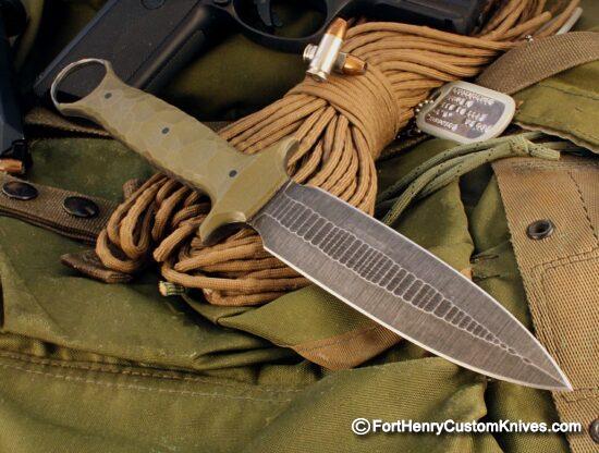 Ken Vehikite / Black Roc Knives - Custom Boot Dagger - Image 2